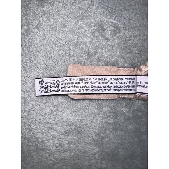 VICTORIA'S SECRET Nude Lined Semi Demi Lightly Lined Wired Convertible Bra - Picture 10 of 10